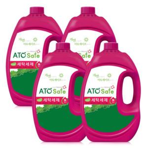 아토세이프 세탁 액체 세제 2.5L 4개 중성 강력한 드럼겸용