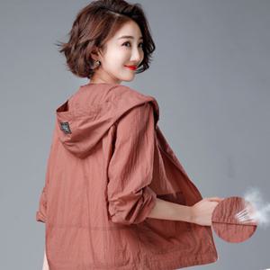 여성 바람막이 후드 점퍼 집업 오버핏 경량 여름 빅사이즈