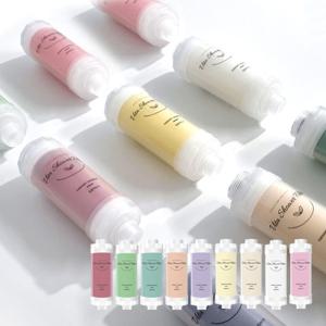 (1+1) 비타민 샤워필터 녹물제거 염소제거 여행용 샤워기 헤드 필터