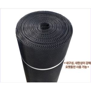 KJP 비둘기퇴치 낙엽방지플라스틱망 하수구PE망 담배꽁초망 굵기1.4mm 구멍6mm 1m 재단