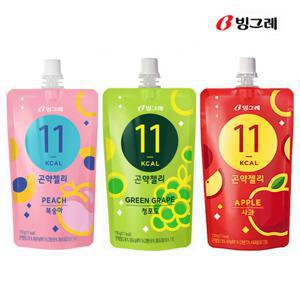 곤약젤리 청포도10개+복숭아10개+사과10개
