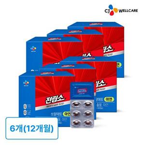 CJ 제일제당 리턴업 CJ공식 전립소 쏘팔메토 아연 6박스/12개월