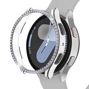 갤럭시워치 큐빅 베젤링 커버 보호 케이스 7 6 5 4 호환 40/44mm