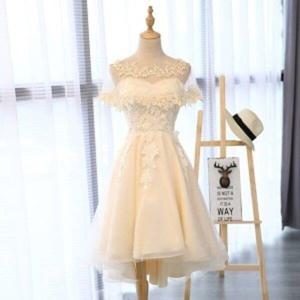 여성 파티/칵테일 드레스/여성 미니웨딩드레스 이브닝 피로연원피스 파티 브라이덜샤워