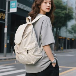 나일론 스트링 백팩 대학생 노트북 여행 가벼운 학생 여행용 가방 SN80524