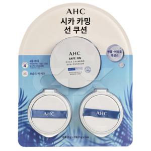 AHC 세이프온 시카 카밍 선쿠션  본품25g + 리필 25g 2개