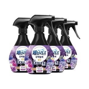 페브리즈 섬유탈취제 강력탈취 미스티크 본품 370ml 4개
