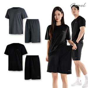 특가+10%) 1+1 기능성 팬츠 여름 시원한 쿨링 냉장고팬츠 남녀공용 빅사이즈 스포츠 트레이닝복 반팔티 외