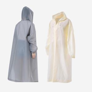 파스텔컬러  다회용 EVA 우비 남녀공용/비옷 레인코트 판초우의 등산 캠핑/성인우의/우의 학교