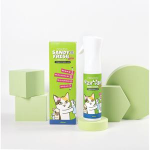 (단하루 100개 한정특가)미유박스 고양이모래 탈취제 모래상쾌 300ml 저자극 냄새제거 스프레이