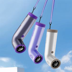 1+1 H플로우 199단 BLDC 소형 고속 곡선형 휴대용 선풍기 20000rpm 4000mah