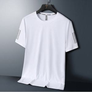 남성 여름 아이스 기능성 라운드 반팔티 반팔티셔츠 통기성