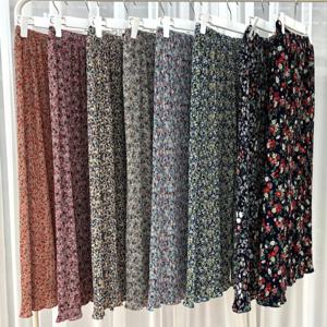 플리츠팬츠 냉장고바지 꽃무니 몸빼바지 여름 8부 여성 촌캉스