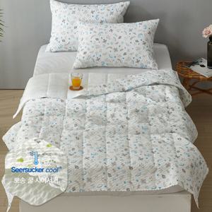 폴랑 뽀송쿨 시어서커 차렵 홑이불 포레스트 25년형 100% 국내제작