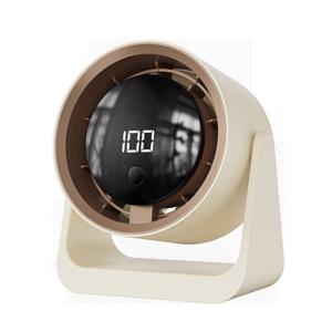 미니 데스크탑 선풍기 기숙사용 소형 선풍기 디지털 터치 타이머 벽걸이 가정용 순환팬