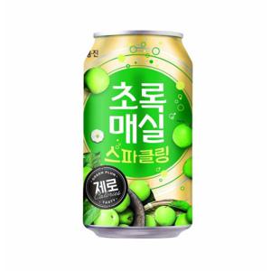 웅진  초록매실 스파클링 제로 350ml 12캔