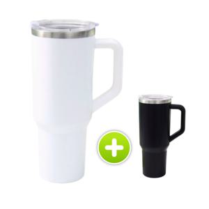 1+1 슬기로운 텀블러 생활 초대용량 3타입 빨대 손잡이 스텐 텀 깔끔한 디자인과 편안한 손잡이로 편리하게~