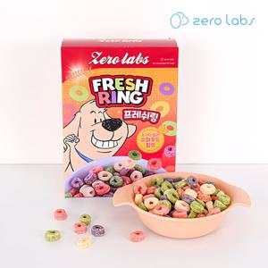 제로랩스 강아지시리얼 프레쉬링 100g 슈퍼푸드 가수분해 시리얼간식