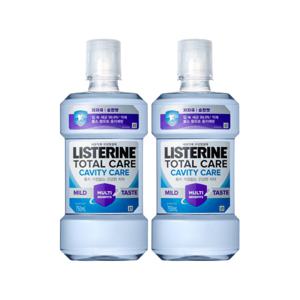 리스테린 토탈케어 캐비티케어 마일드 750ml 2개