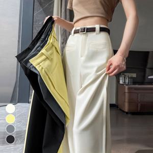 벨포인트 하이웨스트 쿨 와이드팬츠 벨트포함