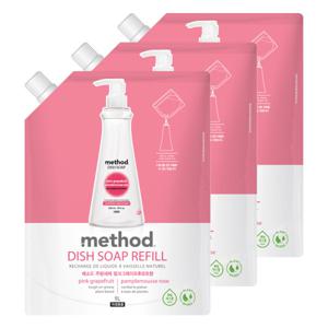 메소드 주방세제 리필 핑크 1L x 3개