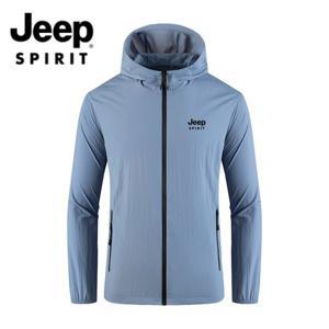 JEEP 지프 초경량 기능성 후드집업 자켓 남성 여름 윈드브레이커