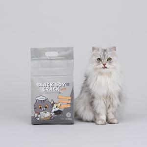 미유박스 고양이모래 블랙소이 크랙 두부 모래 숯 2.8kg  3개