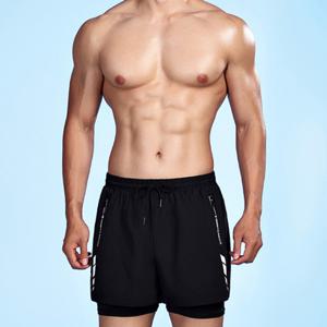 투인원 레깅스 일체형 쇼츠 반바지(지퍼형) 피트니스 헬스 남자 스포츠 타이즈 운동복 수영복 츄리닝 바지