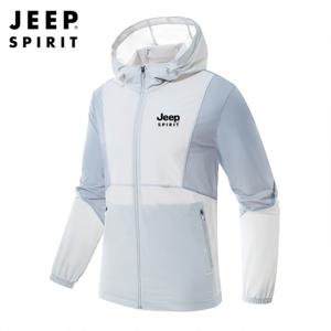 JEEP SPIRIT 남자 여자 자외선 차단 집업 여름용 냉감 바람막이 자켓 야외 여행
