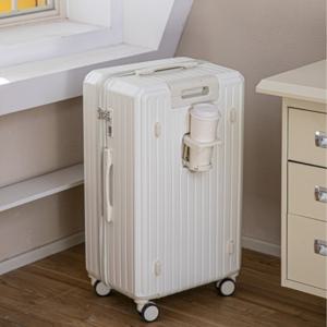 ARMOIRE 대용량 여행용 캐리어 18~30인치 저소음 360도 바퀴  USB 포트+컵홀더 포함 휴대용 전자 저울 증정