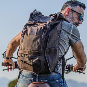 정가290000 빌포드본사 롤탑 사파리 백팩 남자백팩 데일리가방 노트북가방 여행배낭 가죽에센스 증정