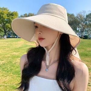 자외선차단 챙넓은 썬캡 여름 모자 여성 얼굴 햇빛가리개 챙모자 패션 여자 선캡