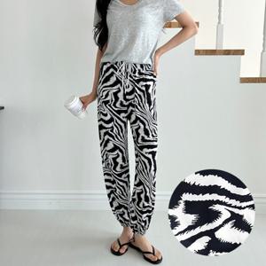 지브라 여성 냉장고바지 여름 바지 냉감 조거 밴딩 쿨바지 WMPANTS8