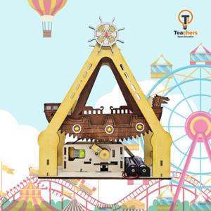 티처스 교과연계 과학키트 STEAM 흔들흔들 바이킹 해적선 만들기 E-01