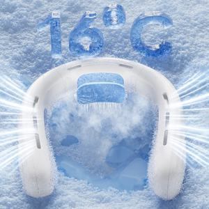 1+1 ICELOOP 아이스루프 프리미엄 냉풍 넥밴드 선풍기 3면펠티어 4000mAh