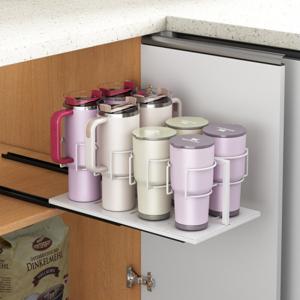 무타공/타공 헤이까야 슬라이딩 텀블러 정리대 거치대 정리함