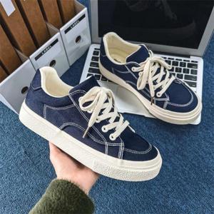 1+1 PURETON 소프트 캔버스 슈즈 로우탑 남성 통기성 신발 데일리 스니커즈