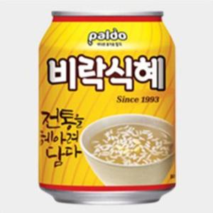 J2K 팔도 비락식혜 음료 전통차 238ml x 24캔
