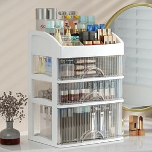 화장품 정리함 정리대 투명 서랍 화장대서랍장