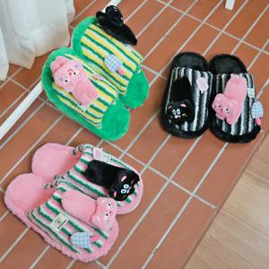 데일리켓 겨울 털실내화 털신발 폭신한슬리퍼 안미끄러운슬리퍼 고급거실실내화