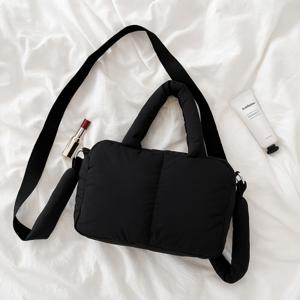 다니샵 나일론 패딩백 퀼팅 미니 구름백 토트 크로스 호보 데일리 보부상 가방