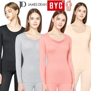 (15%쿠폰) BYC 보디히트 여성 내복 세트 발열 내의 기모 순면 모달 상의 바지 여자 겨울 빅사이즈 히트텍