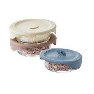 바로한끼 밥용기 냉동밥 전자레인지용기 /355ml 3P