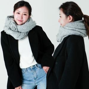 끌레르엔코 소프트 롱 머플러 목도리 울터치 스카프