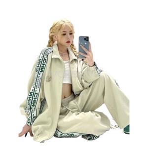 운동복 세트 여춘 가을 학생 헐렁헐렁 날씬해 보이는 투피스 달리기