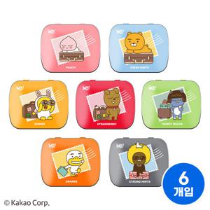 카카오 프렌즈 민트 캔디 임팩트 무설탕 사탕 6개