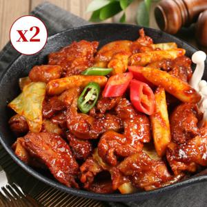 서초닭 춘천 프리미엄 넓적다리살 닭갈비 매운맛순한맛 600g 2팩