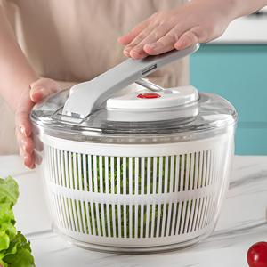 대용량 야채탈수기 펌프식 물빠짐 야채 바구니 야채 과일 탈수기