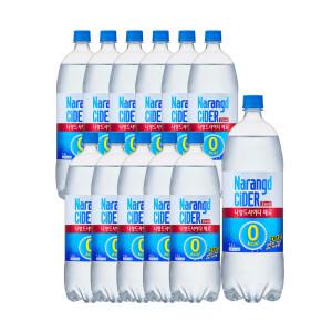 나랑드사이다 제로 1.5L x 12PET