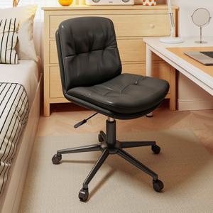 가죽 회전 컴퓨터의자 바퀴 1인 화장대 사무용의자 HN-B31P
